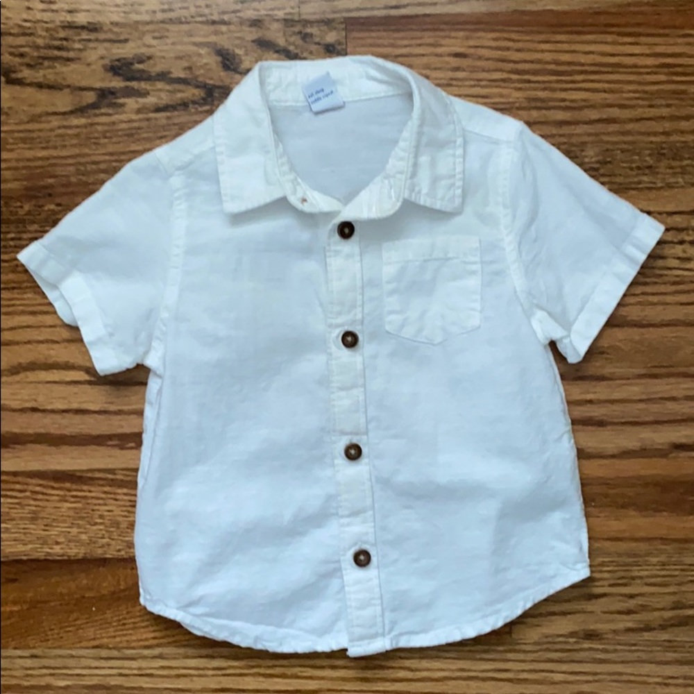 Old Navy baby linen shirt 12-18 mos